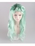 Pale Blue Curly Glamour Siren Wig
